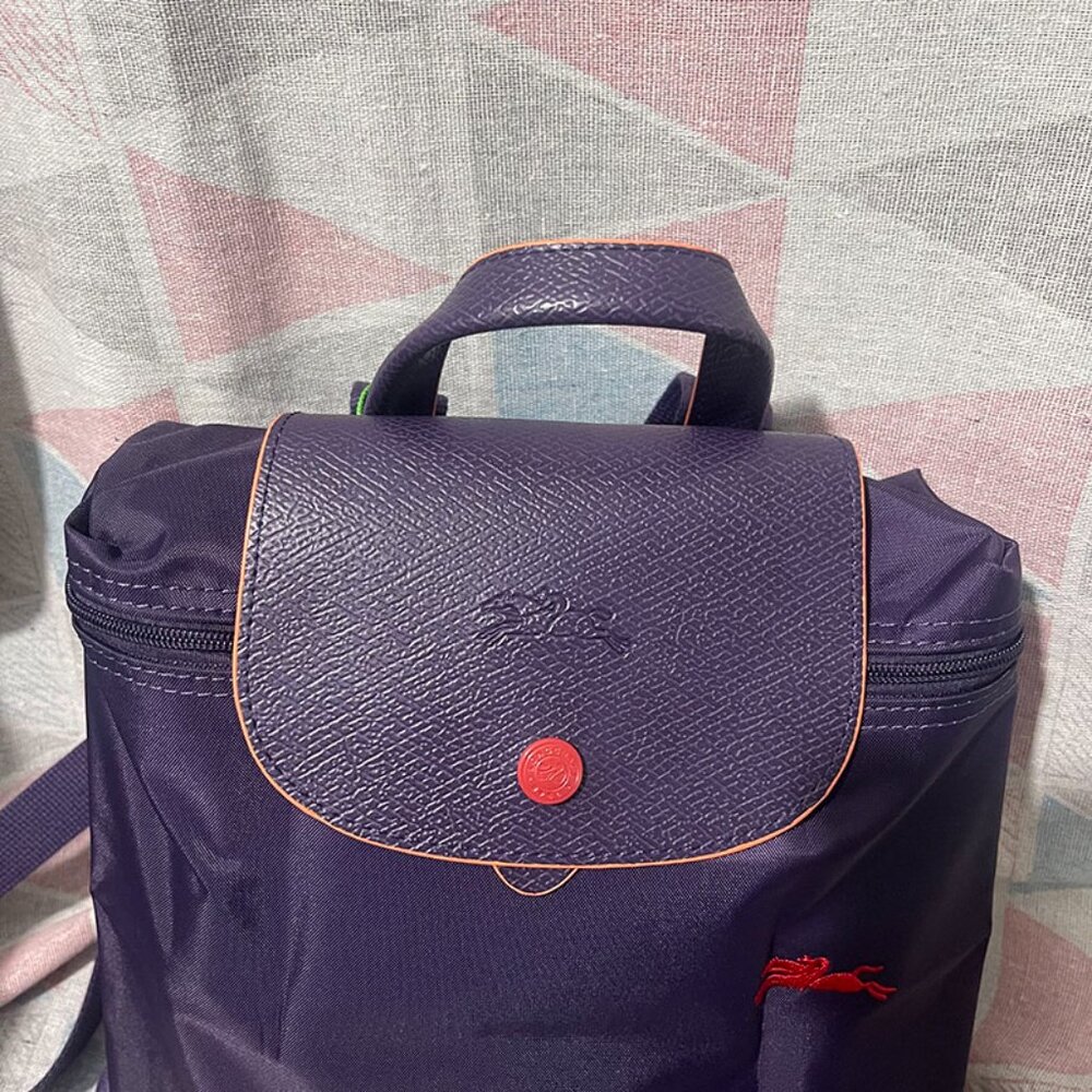 Longchamp Folding Backpack Bilberry - image 2